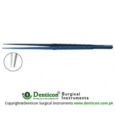 Dual Vascular and Cardiac Tissue Forcp 1.2mm beak nose tips, with 10mm tungsten carbide coated platforms 20cm, 23cm